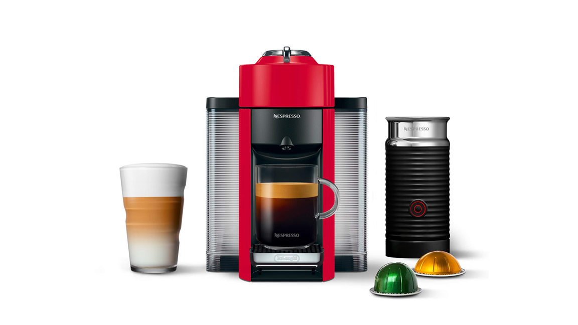 Nespresso Vertuo w/Aeroccino from DeLonghi (Amazon)